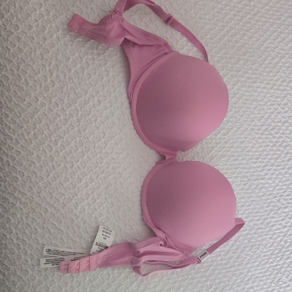 Victorias Secret Pink Push Up Bra 36D - Picture 1 of 5
